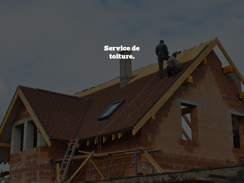 Service de toiture.